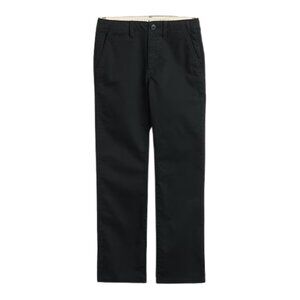 GAP Kids Black Uniform Straight-Fit Stretch Khakis
